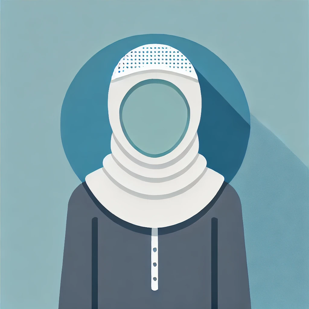 Here is the minimalist, faceless avatar tailored for a Muslim audience, featuring a modest design with a neutral color palette and professional style. Let me know if you’d like any adjustments!