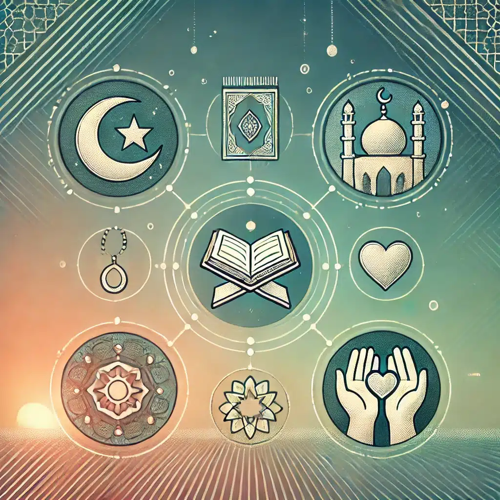 the abstract image reflecting the faith-based habit tracker app. It captures the essence of consistent spiritual habits in a peaceful and motivational way.